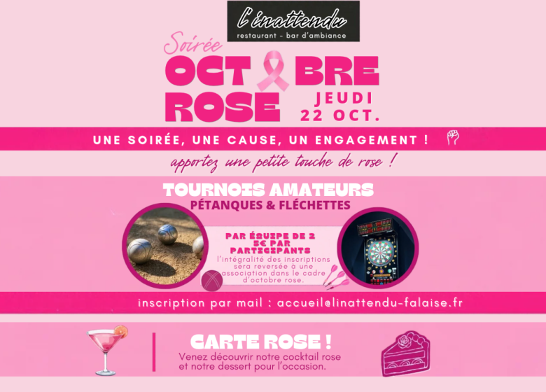 Soirée Octobre Rose