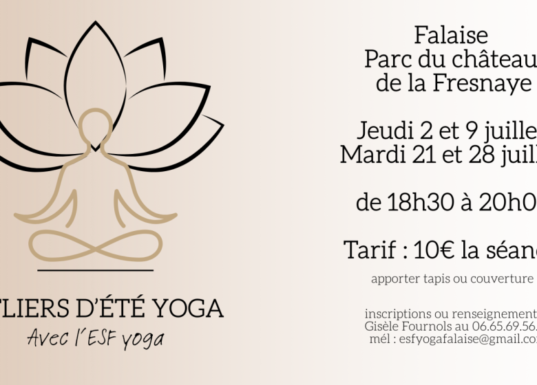 Ateliers d&rsquo;été Yoga