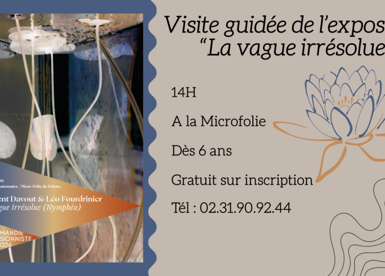 Visite guidée de l&rsquo;exposition « la Vague irrésolue »