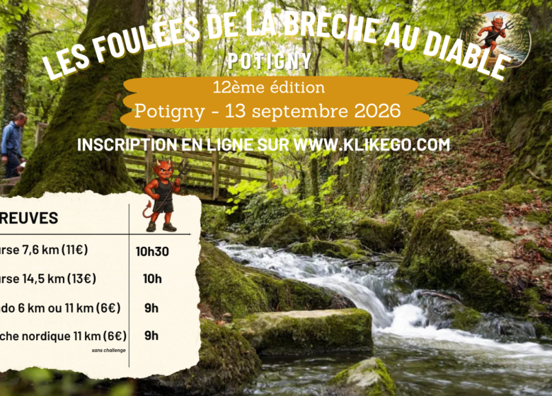 Les Foulées de la Brèche au Diable à Potigny – 12ème édition