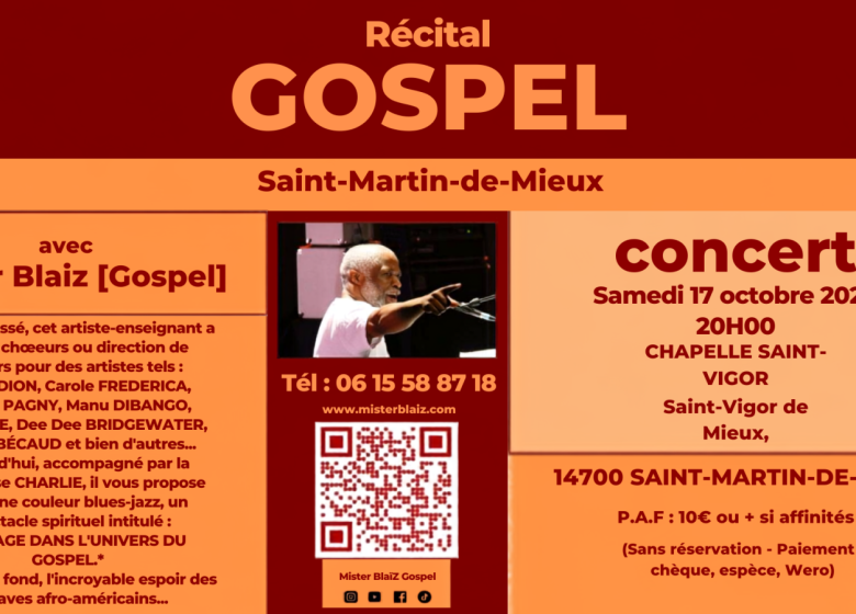 Récital de Gospel à Saint-Martin-de-Mieux