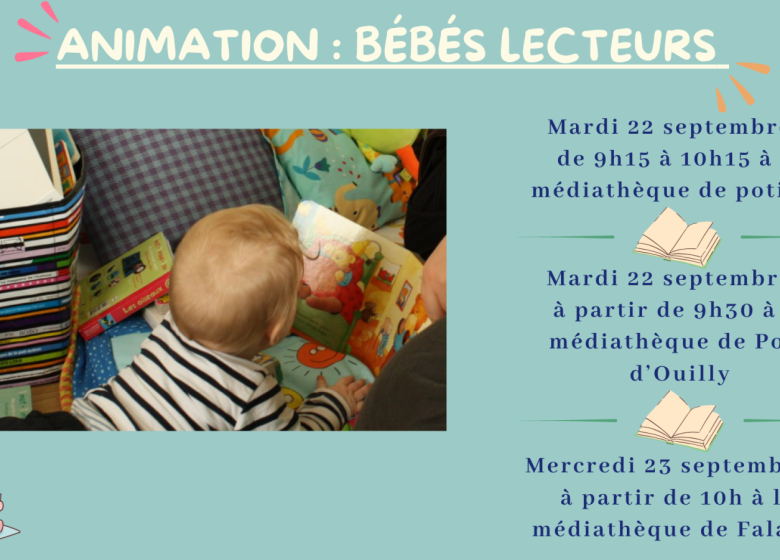 Animation Bébés Lecteurs à la bibliothèque de Potigny