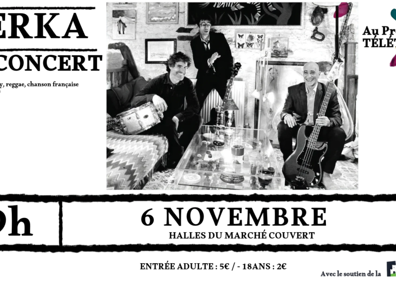 Concert du groupe JERKA au profit du Téléthon
