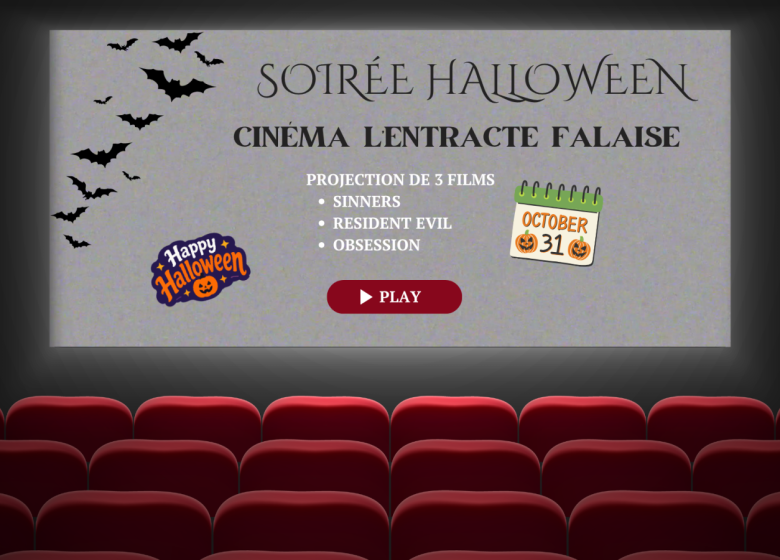 Soirée d&rsquo;Halloween au cinéma l&rsquo;Entracte