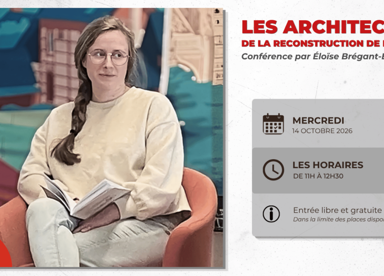 Conférence « Les architectes de la Reconstruction de Falaise » par Éloïse Brégant-Belin