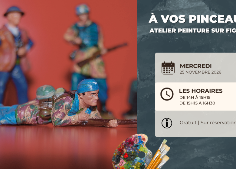 À vos pinceaux : atelier de peinture sur figurine !