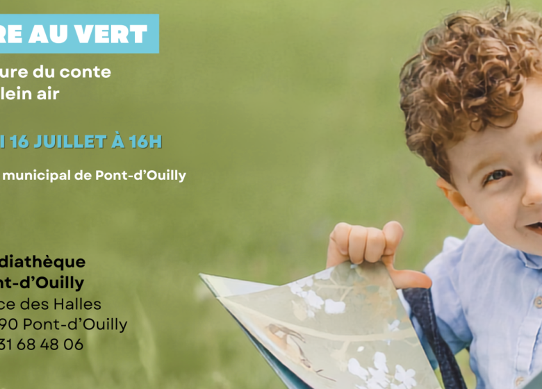 LIRE AU VERT, l&rsquo;Heure du conte en plein air !