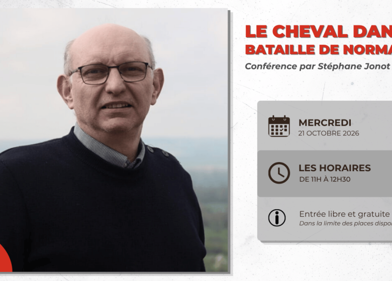 Conférence « Le cheval dans la Bataille de Normandie » par Stéphane Jonot
